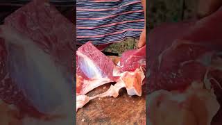 amazing meat cutting knife amazon food shorts [upl. by Riplex]