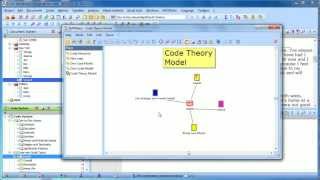 2012 MAXQDA 10 and MAXQDA 11 MAXMaps  Code Theory Model [upl. by Nesyt]