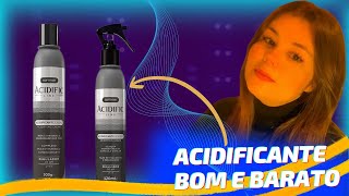 Acidificação em casa testei o acidificante da SOFT HAIR e esse foi o resultado [upl. by Ymot]