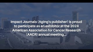 Aging AgingUS at AACR Annual Meeting 2024  AgingUS [upl. by Aztilem]