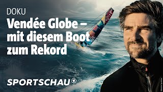 Vendée Globe  Extremsportler Boris Herrmann alleine mit seinem Boot  Sportschau [upl. by Ciredor]