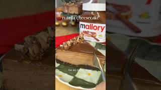 Nutella cheesecake easyrecipe nutella cheesecake [upl. by Dihaz]