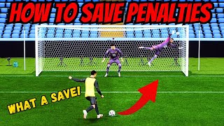 HOW TO DIVE amp SAVE PENALTIES ON EAFC [upl. by Candie]