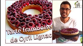 RECETTE TARTE AUX FRAMBOISES de Cyril Lignac  Raspberry pie [upl. by Otaner]