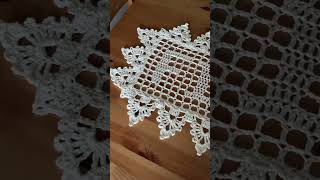 unpinning my latest crochet doily blocking crochet foryou [upl. by Seroled711]