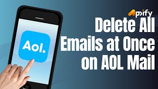 How to Delete All Emails at Once on AOL Mail App 2024  Bulk Email Delete on AOL [upl. by Tnomed]