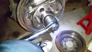 How to Replace Honda Civic Noisy Rear Wheel Hub bearing [upl. by Patience]