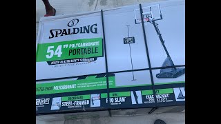 Setting up a Spalding 54 basketball hoop [upl. by Gustie431]