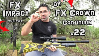 FX Crown 22 Air Rifle Review  50 amp 100 Yard Accuracy TEST  FX Airguns Continuum Regulated PCP [upl. by Cadel]