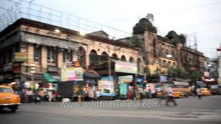 Driving through the streets of Kolkata [upl. by Iliam]