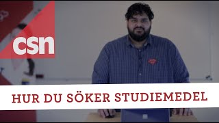 Hur du söker CSN studiemedel – MoA Stockholms län [upl. by Sinnelg878]