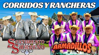 DUETO LOS ARMADILLOS DE LA SIERRA VS SENTIMIENTO SIERREÑO MIX  CORRIDOS Y RANCHERAS [upl. by Oswell]