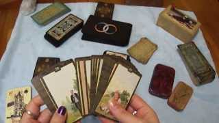 Edge Treatment on Tarot and Lenormand Decks [upl. by Eerdna]