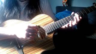 Playing the acoustic guitar like a violin Pickaso bow piece 1 [upl. by Roman]