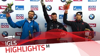 Eighth straight win for Martins Dukurs in Tyrol  IBSF Official [upl. by Trahern]