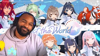 First time hearing Hololive quotConnect The Worldquot  Hololive English Original Song  hololiveenglish [upl. by Enaerb]