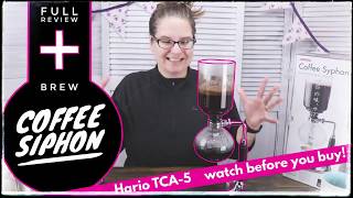 Hario Coffee Syphon  parts demo and details  watch before you buy [upl. by Eecart]