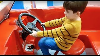 Ride on Power Wheels  Pretend Play [upl. by Anircam]