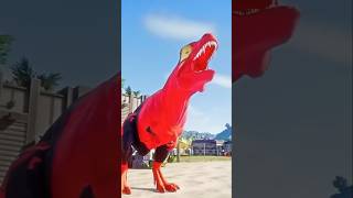 HellBoy Acro Intro and Epic Fence Break jurassicworld hellboy dinosaur acrocanthosaurus [upl. by Ainak]