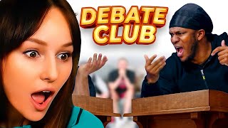 Freya Reacts to SIDEMEN DEBATE CLUB [upl. by Cresida102]