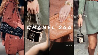 CHANEL 24A COLLECTION  CHANEL 2024 METIERS DART BAGS ☺︎ [upl. by Libenson139]