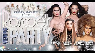 Violet Chachki amp Gottmik Roscoes RPDR All Stars 7 Viewing Party with Batty amp Naysha [upl. by Adieno]