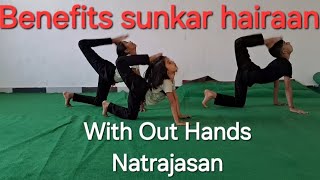 without Hands puran natarajasana yogacharya ishwar khanak [upl. by Nevlin237]