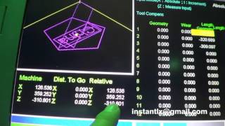 SYNTEC 10MA manually set tool length China cnc router [upl. by Wiggins]