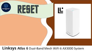 Linksys Atlas 6 WiFi 6 Dual Band Mesh Router  How to Reset the Router [upl. by Lodi734]