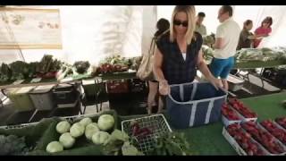 CleverMade EcoBasket – Farmers Market Trip [upl. by Vogeley]