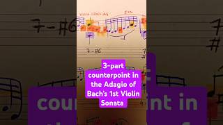 Bachs contrapuntal violin art bach violin sonata musictheory jsb partita counterpoint [upl. by Patrizia166]