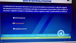 Alternanza Scuola Lavoro Quiz di autovalutazione modulo 4 [upl. by Rolph]