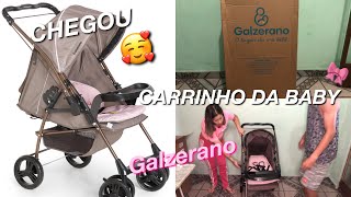 CHEGOU O CARRINHO DA NOSSA BABY MAVIE 🎀  RESENHA CARRINHO GALZERANO MILANO REVERSE II [upl. by Kelila967]