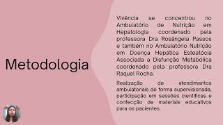 Relato de Experiência sobre o Projeto de Atendimento Ambulatorial Individual em Nutrição Clínica [upl. by Adrial320]