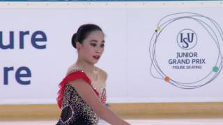 2016 ISU Junior Grand Prix  Saransk  Ladies Free Skate  Brynne MCISAAC USA [upl. by Bab726]