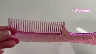 Allegro Combs 1004 Pisces texture PINK [upl. by Akemet]