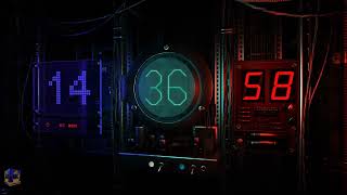 Digital clock 3d screensaver [upl. by Ardnoed976]