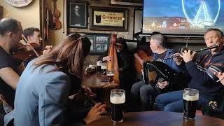 Irish Music Session at Rostrenen Little Brittany [upl. by Nnyleve585]