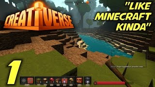 Creativerse Gameplay  Lets Play S1 Part 1 quotLike Minecraft Kindaquot [upl. by Bowlds]