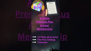 Audible Premium Plus Annual Subscription on Amazon httpsamznto4dCuRve [upl. by Llirret312]