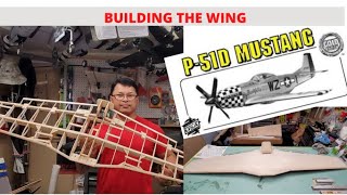 Top Flite P51D Mustang Build Series Building the Wing Part 1 [upl. by Ahsial85]