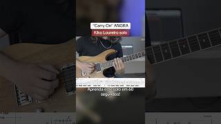 Aprenda em 1 minuto guitar kikoloureiro angra [upl. by Assiroc]