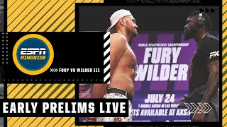 Tyson Fury vs Deontay Wilder III Early Prelims [upl. by Radley505]