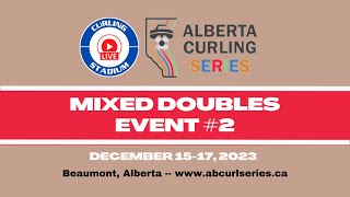 NedohinMorris vs Papleyvan Amsterdam  FINAL  Curling Stadium Alberta Curling Series Doubles 2 [upl. by Rather257]