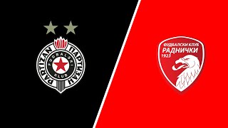 PARTIZAN vs RADNICKI KRAGUJEVAC │ SUPERLIGA 15 KOLO [upl. by Milde]