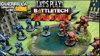 Lets Play  Battletech Alpha Strike by Catalyst Game Labs [upl. by Arukas]