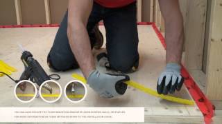 Stelpro  How to install the floor heating cable system [upl. by Andee]