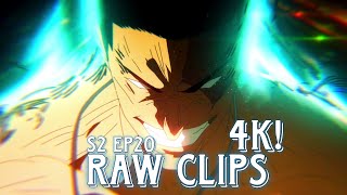 Aoi Todo Raw Clips For Editing 4k  Jujutsu Kaisen  S2EP20  Anime Raw Clips [upl. by Conway]