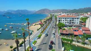 Mugla Marmaris 2024 kordon sahil drone [upl. by Druci]