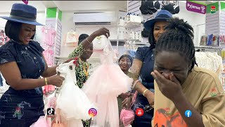 BEAUTIFUL Nana Ama McBrown buys maternity items for expectant mother that she met in shop [upl. by Ennaeed]